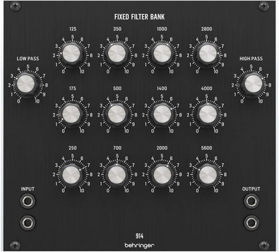 Behringer 914 FIXED FILTER BANK Eurorack Analog Filter Module