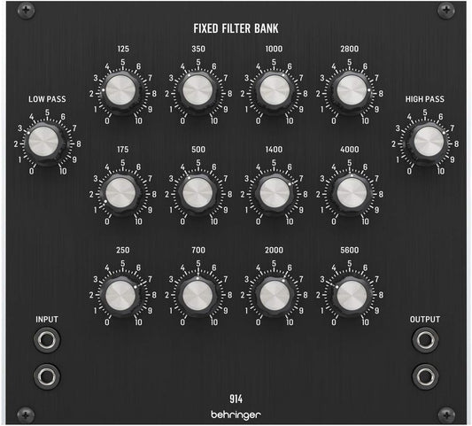 Behringer 914 FIXED FILTER BANK Eurorack Analog Filter Module