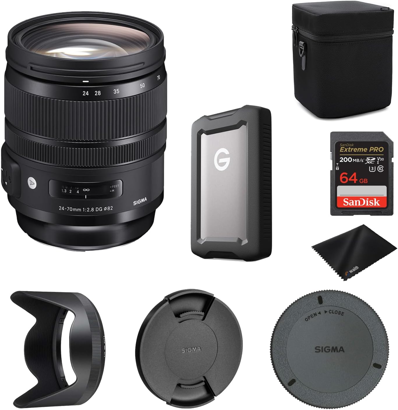 Sigma 24-70mm F2.8 Art Lens Kit for Canon EF