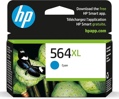 HP CB323WN 564XL High-Yield Cyan Ink Cartridge