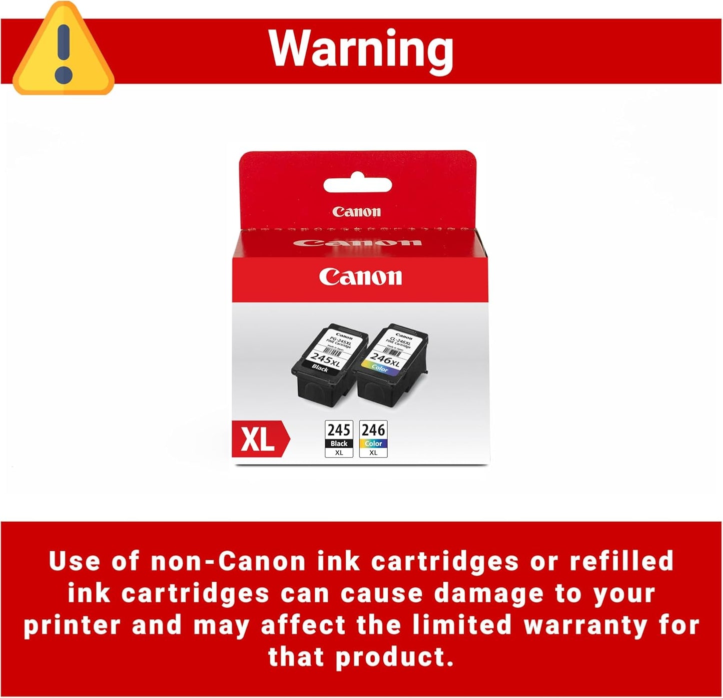 Canon PG-245/CL-246 XL Ink Cartridge Value Pack