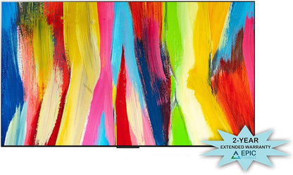 LG C2 Series OLED 55" 4K Smart TV Alexa Built-in + Coverage
