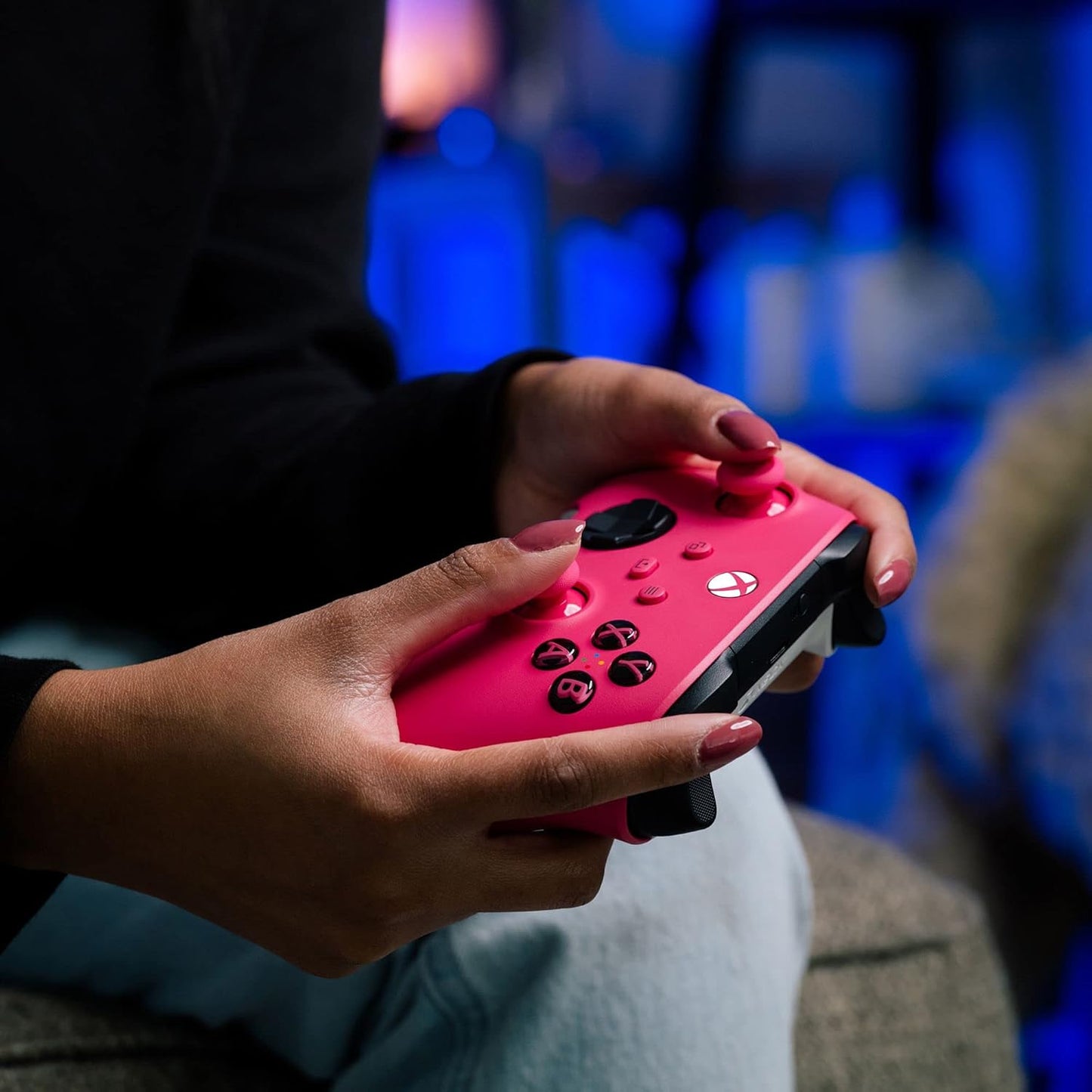 Microsoft Deep Pink Series X/S Xbox One Controller (Renewed)