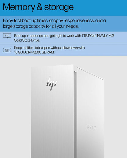 HP 319Q4AA#ABA Envy Desktop RTX 3070 i9 16GB 1TB SSD