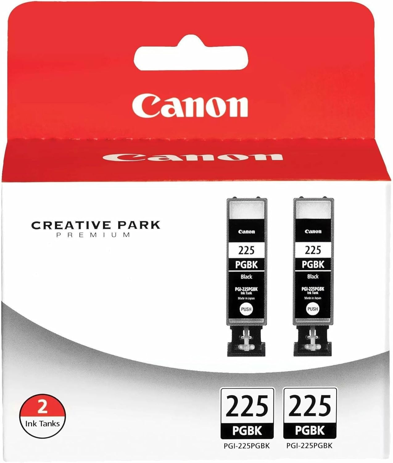 Canon 4530B007 PGI-225 Black Ink - Twin Pack - ChromaLife
