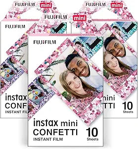 Fujifilm Instax Confetti Mini Film 3-Pack Instant Photos