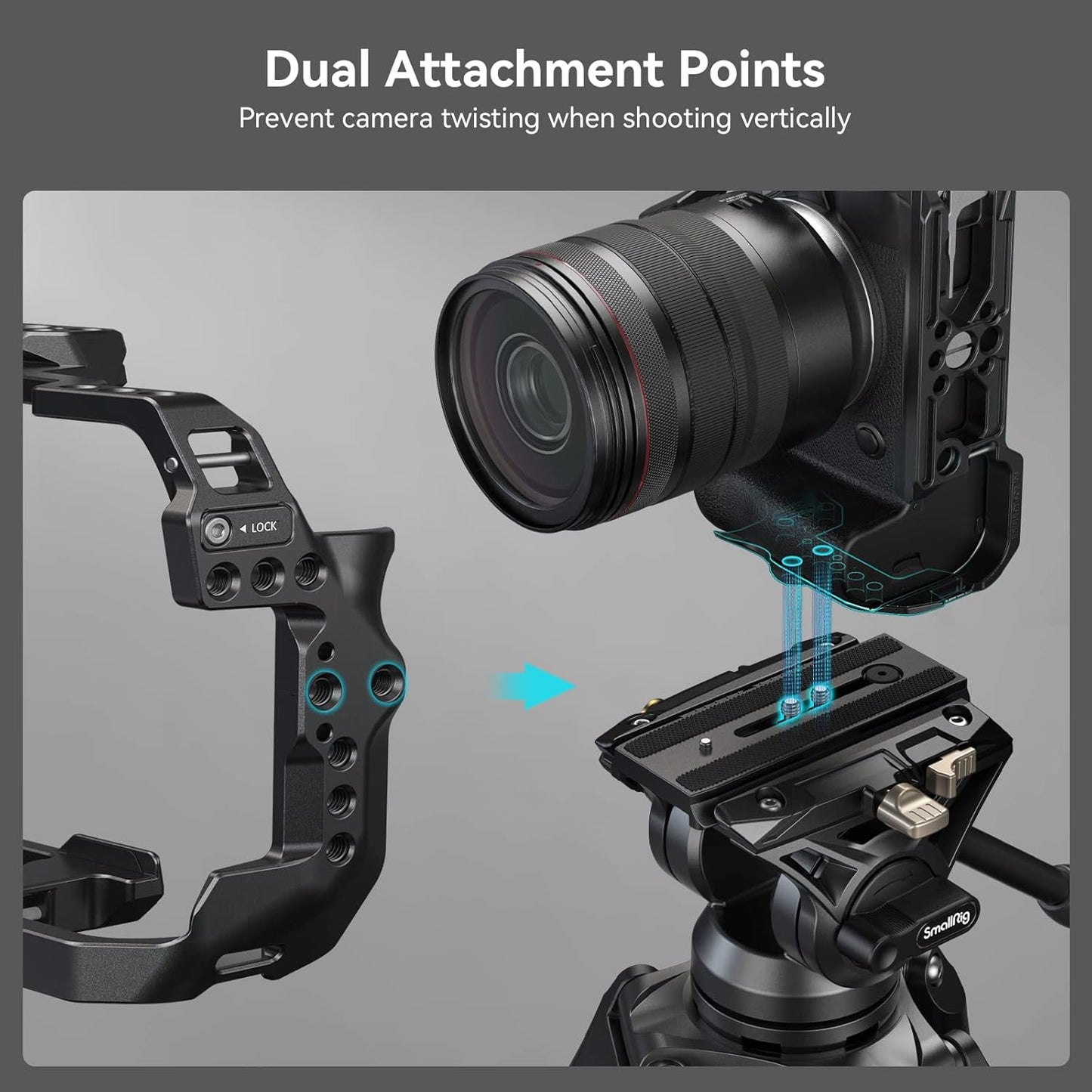 SmallRig 4159-CF-FBA-US R6 Mark II Camera Cage