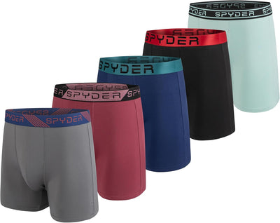 Spyder Boxer Briefs Men's 5-Pack Performance Underwear