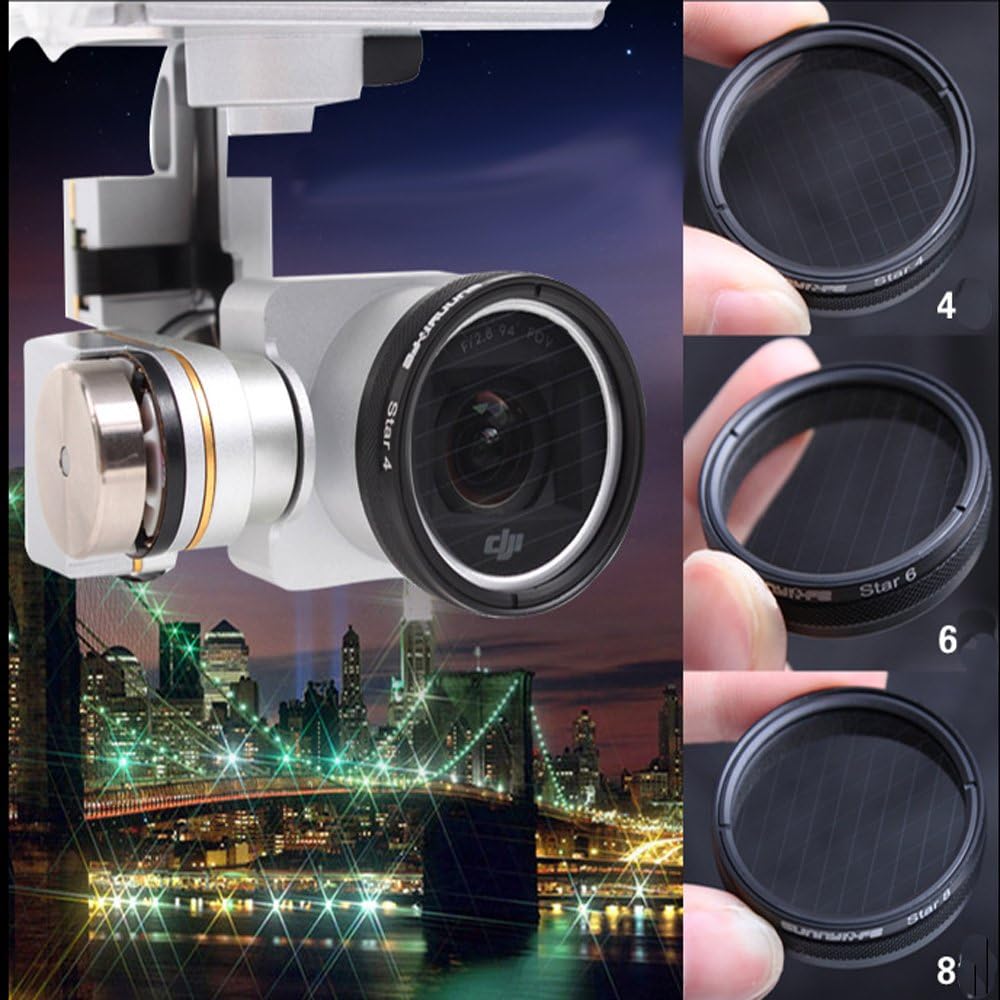 DJI 4332076118 Phantom 3 Camera Lens Star Filter