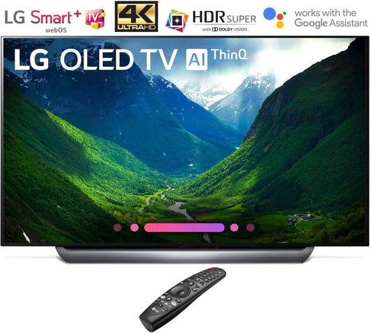 LG CRTLGOLED55C8PUA 55" 4K HDR AI OLED Smart TV (Renewed)