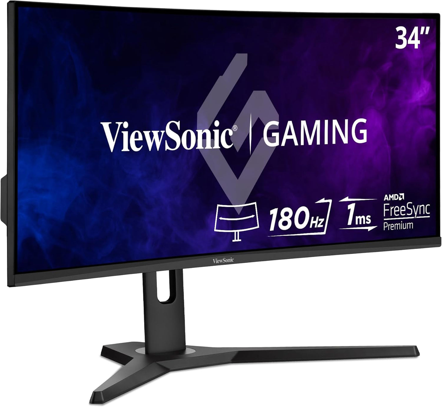 ViewSonic VX3418-2KPC 34-Inch Curved Gaming Monitor 180Hz