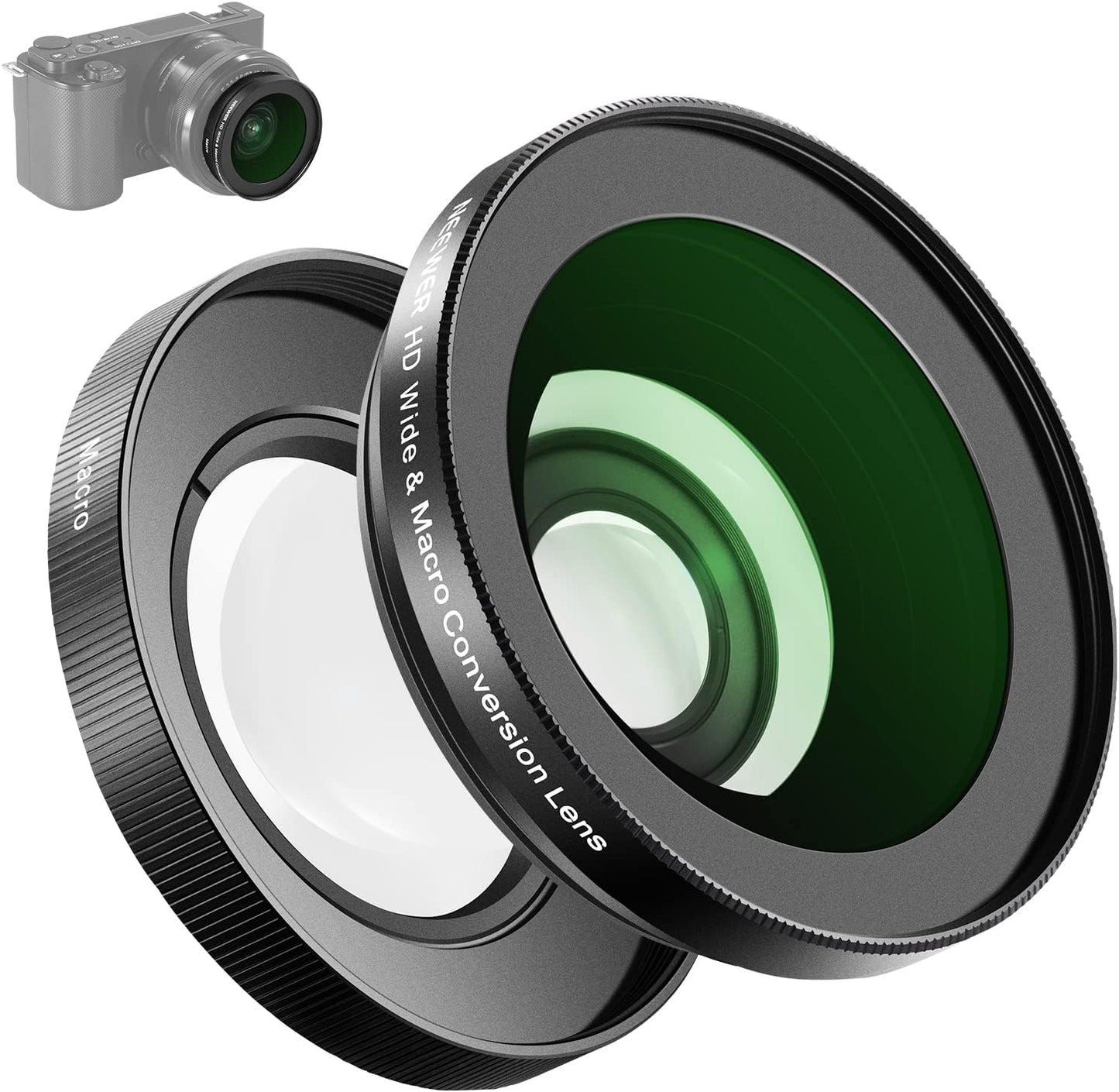 NEEWER LS-30 40.5mm Wide Angle Lens - ZV-1F & ZV-E10