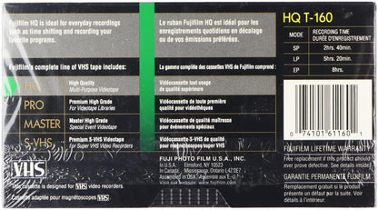 Fujifilm 23021161 Standard Grade 8-Hour VHS Video Tape