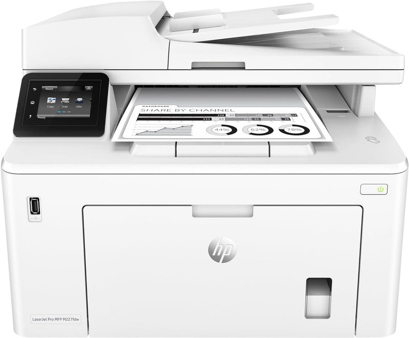 HP M227fdw LaserJet Pro Wireless All-in-One Printer — main product image