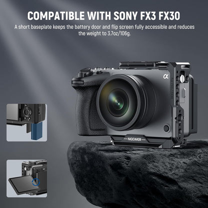 Neewer FX3 FX30 Half Cage Aluminum Video Rig CA046