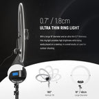 Neewer RP18B Pro 18-inch LED Ring Light Kit