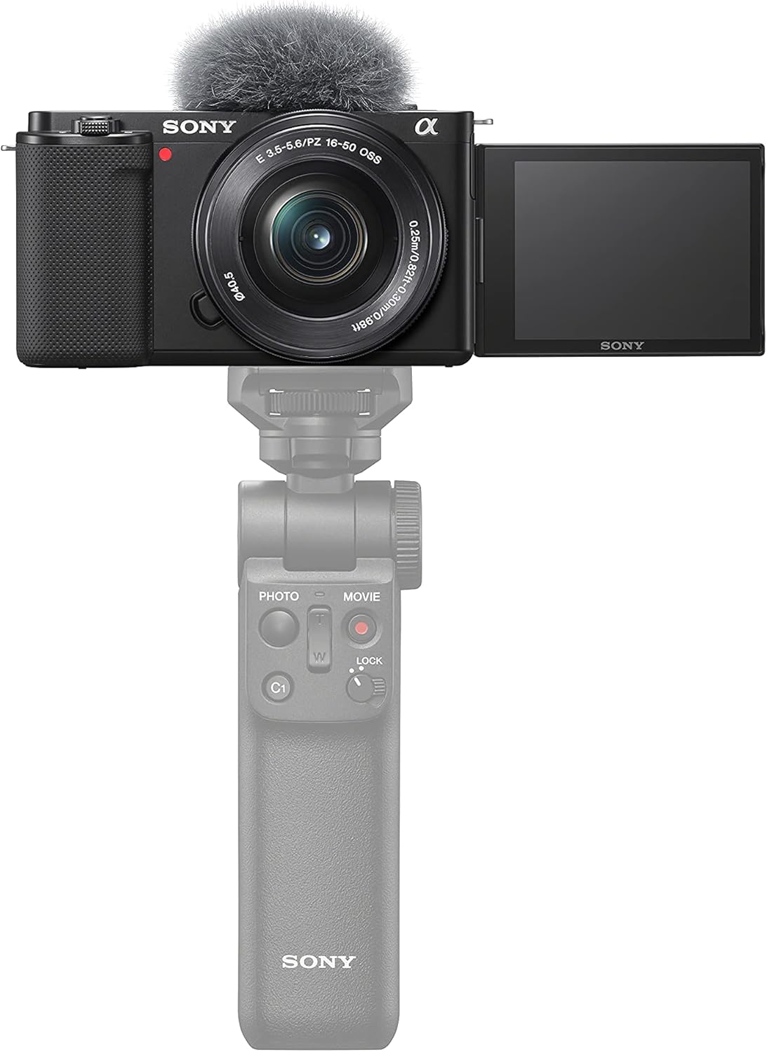 Sony ILCZV-E10/W Alpha ZV-E10 Renewed Mirrorless Vlog Camera