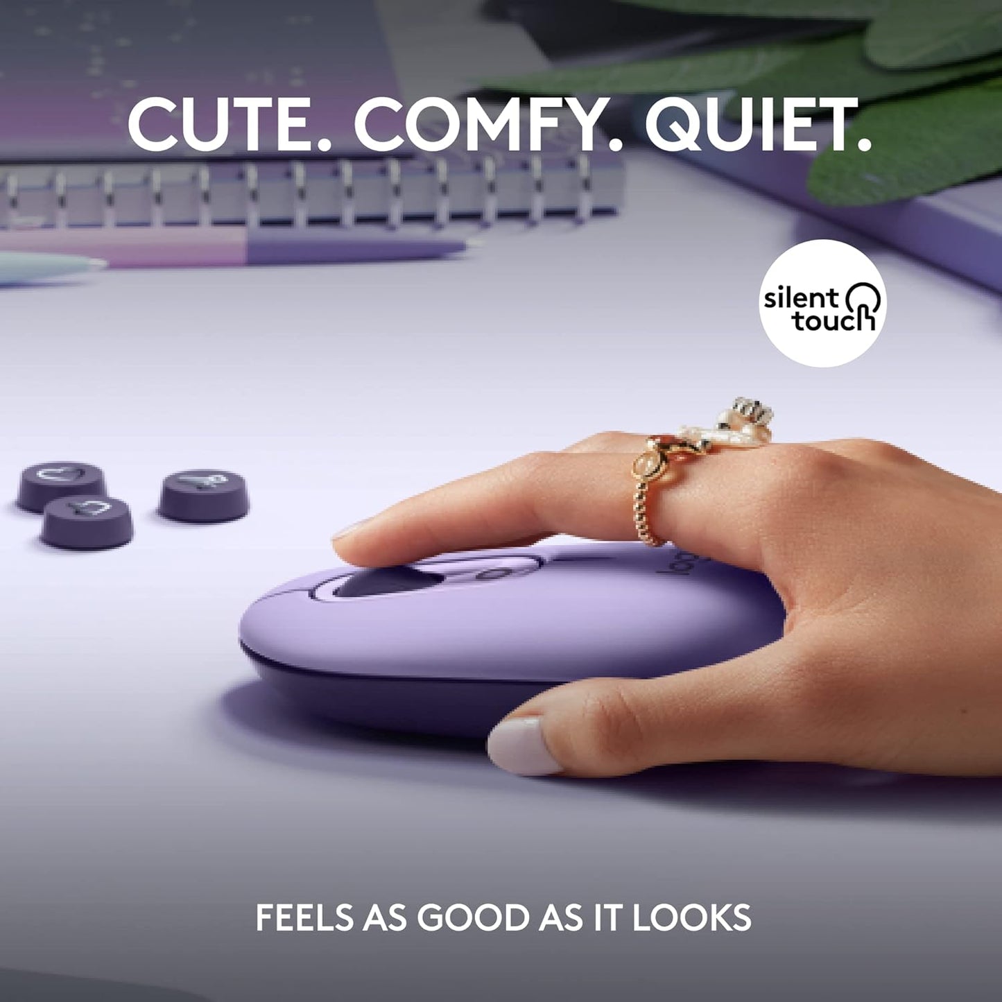 Logitech 910-006624 POP Wireless Mouse - Cosmos