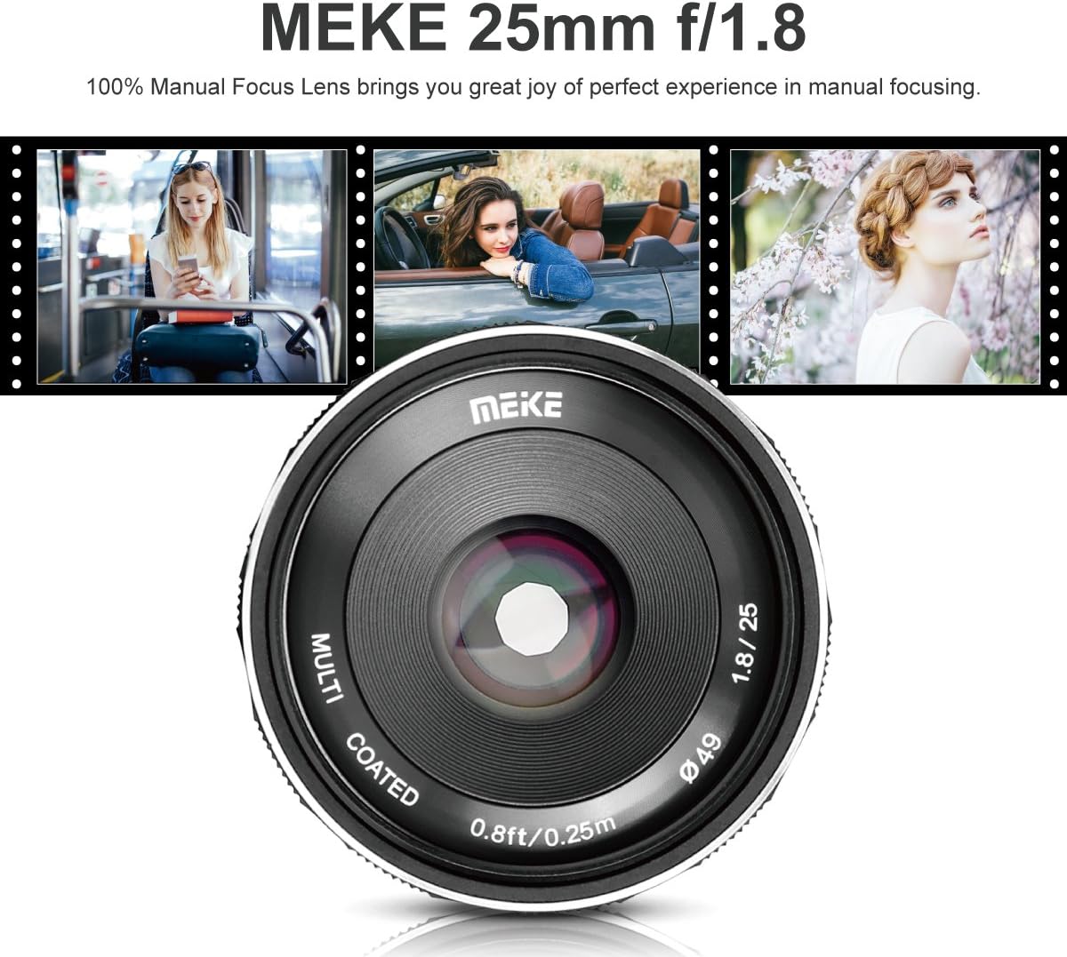 Meike 25mm F1.8 APS-C Manual Focus Lens Sony E-Mount