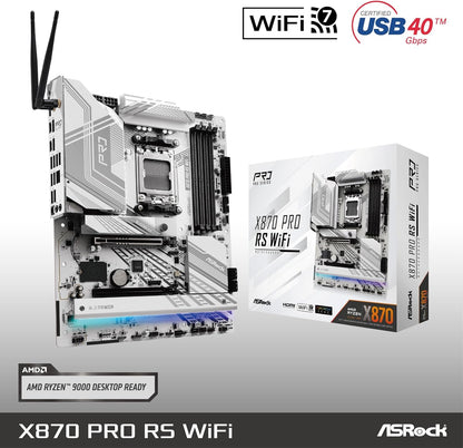 ASRock X870 PRO RS WIFI Ryzen AM5 ATX Motherboard