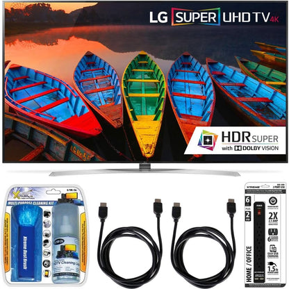 LG 65UH9500 65-Inch 4K Super UHD Smart TV Bundle