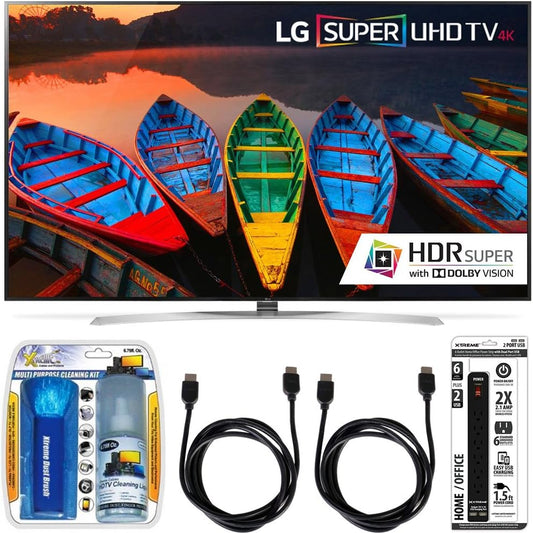 LG 65UH9500 65-Inch 4K Super UHD Smart TV Bundle