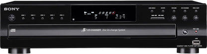 Sony CDP-CE500 5-Disc CD Changer - Black
