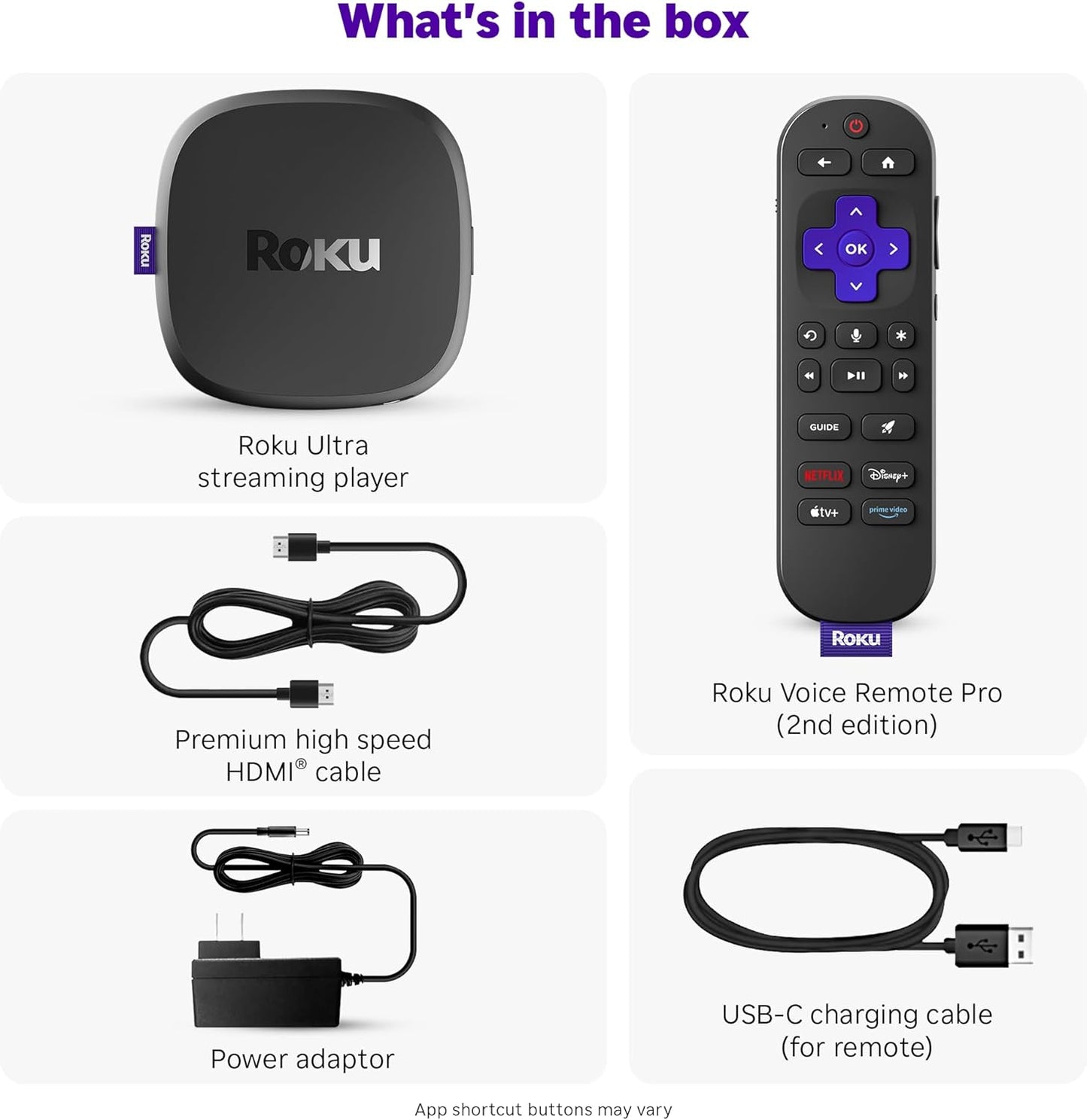 Roku Ultra 4850R 2024 4K Streaming Player