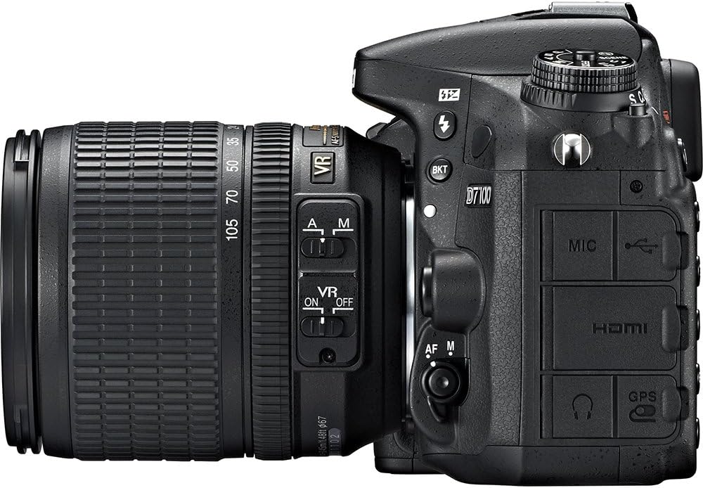 Nikon CRTNKD7100RFB D7100 DX-Format Digital SLR (Renewed)