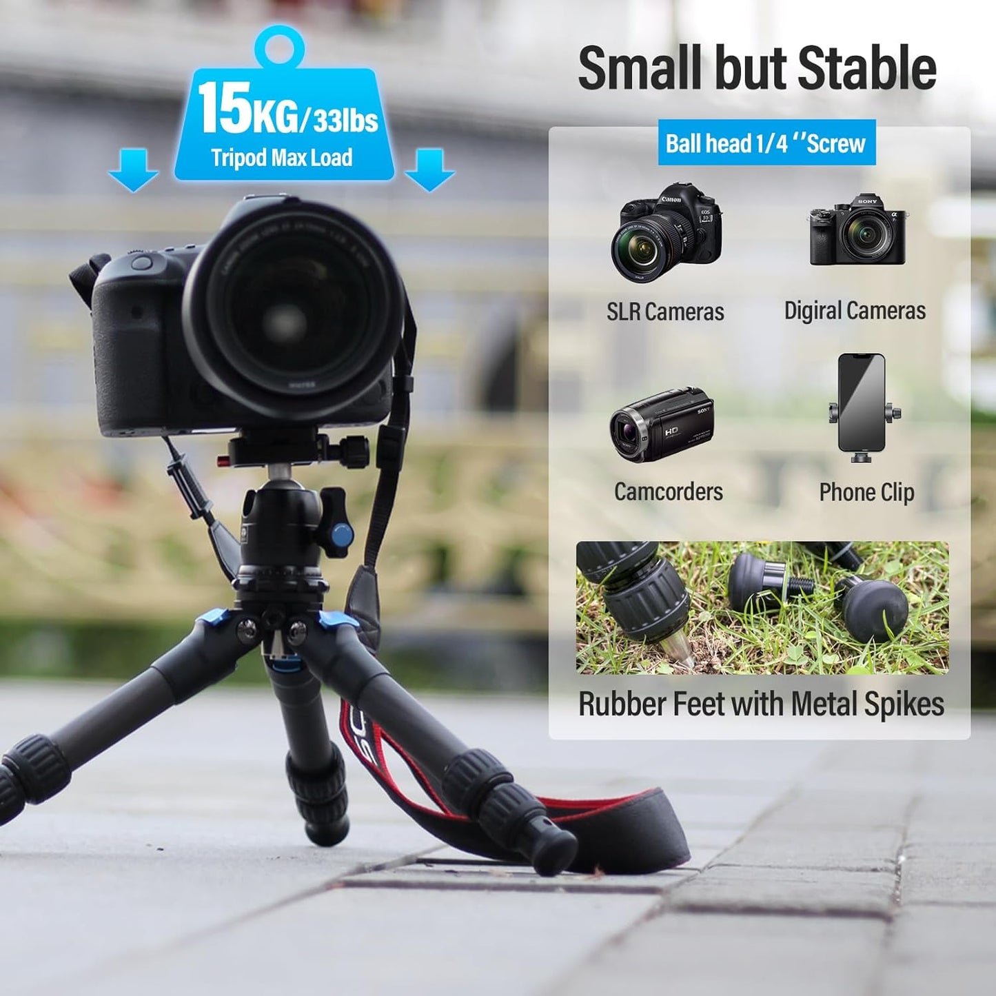 Sirui AM-223+B-00K Carbon Fiber Travel Tripod Ballhead Mini