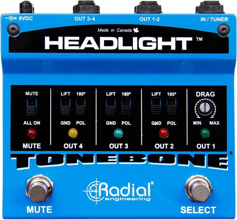Radial Engineering R800-7096 Headlight Guitar Amp Selector — main product image