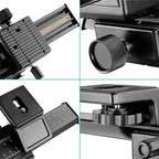 Neewer 10033981 4-Way Macro Focusing Rail Slider