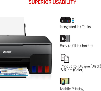 Canon 4468C002 G3260 Wireless MegaTank All-in-One Printer