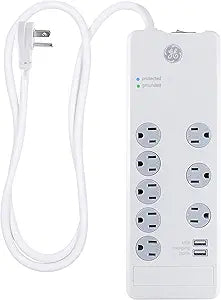 GE 14049 Pro 7-Outlet Surge Protector with USB