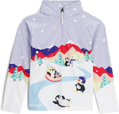 Spyder 38RR125302 Girl's Reflect 1/2 Zip Base Layer