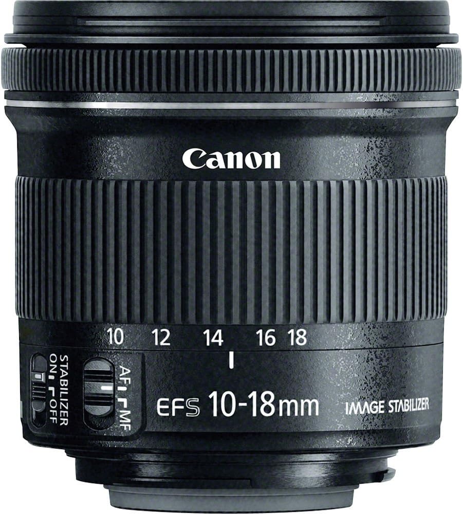 Canon EF-S 10-18mm Lens Kit Wide Angle STM (Renewed)