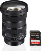 Sigma 57A969-K1 24-70MM F2.8 DG DN II Art Lens L Mount Bundle