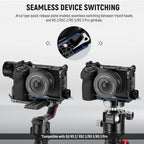 Neewer CA025S ZV-E1 Camera Cage - HDMI Clamp, Arca Base, Protective Rig