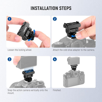 Neewer 10105389 Magnetic Quick Release Action Camera Adapter