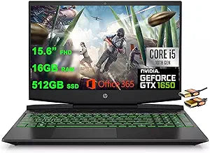 HP Pavilion 15 Gaming Laptop i5 GTX 1650 Renewed