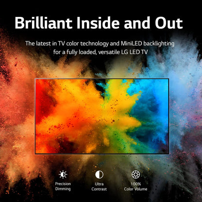 LG QNED85-86.6-[UNIQUE ID] 86" MiniLED 4K UHD Smart TV Renewed