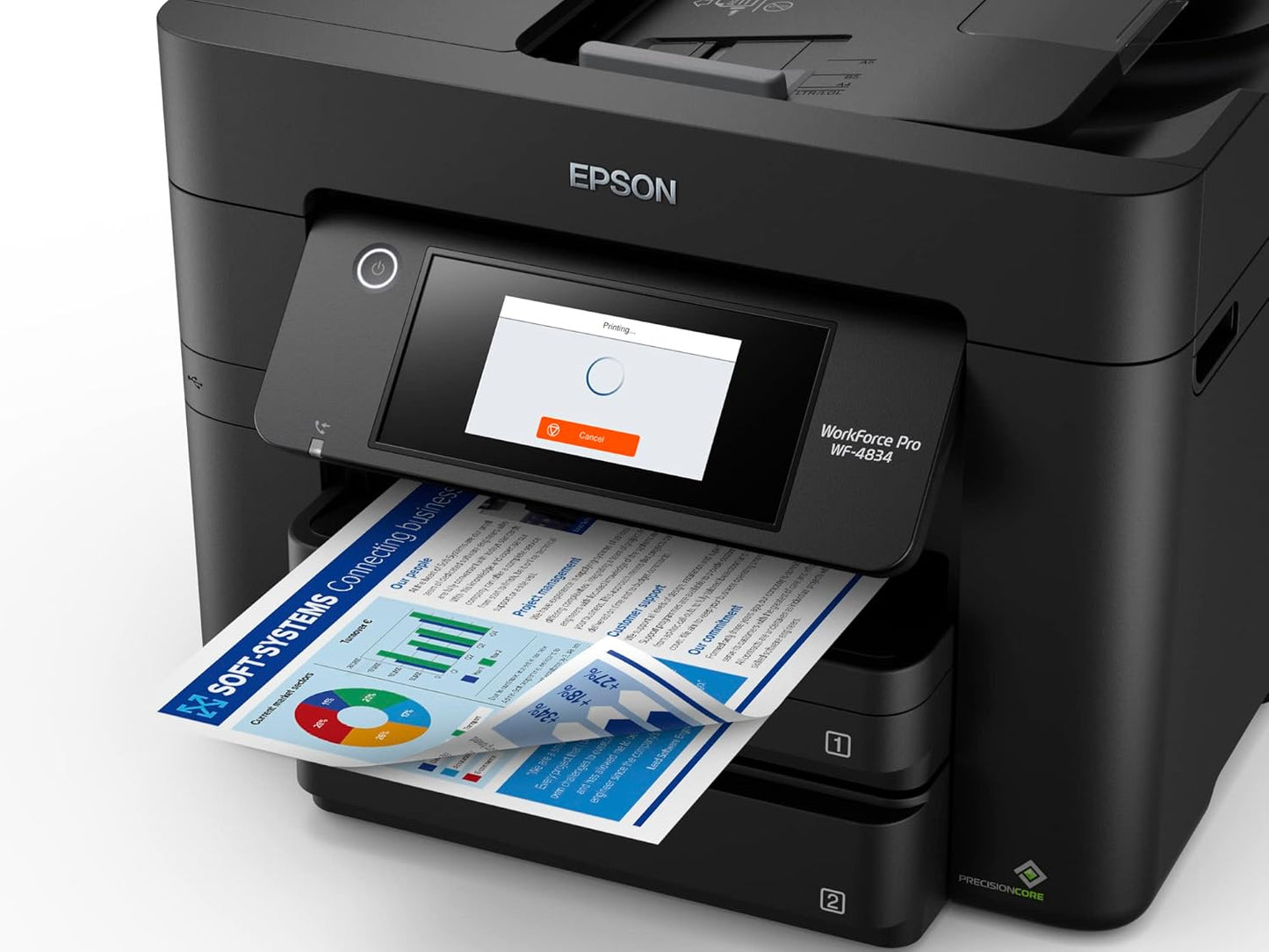 Epson C11CJ05203-N Workforce Pro WF-4834 Renewed Printer