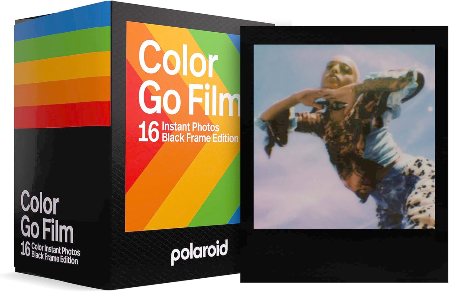 Polaroid 6211 Go Color Film - Black Frame Edition