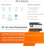 HP 9015e OfficeJet Pro All-in-One Printer Renewed Premium