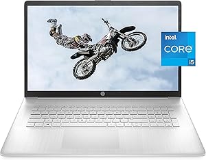 HP i5 Laptop 17.3" HD+ 16GB RAM 1TB SSD Renewed