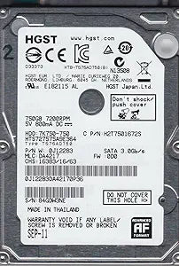 Hitachi HTS727575A9E364 750GB SATA 2.5" Hard Drive