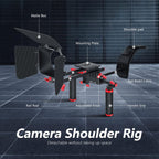 Neewer 10089989 DSLR Camera Shoulder Rig Video Kit (Red)