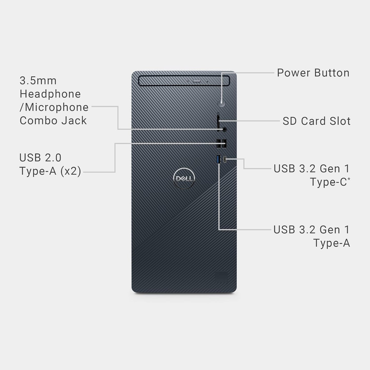 Dell i3030-7738BLU Inspiron i7 Desktop 1TB SSD