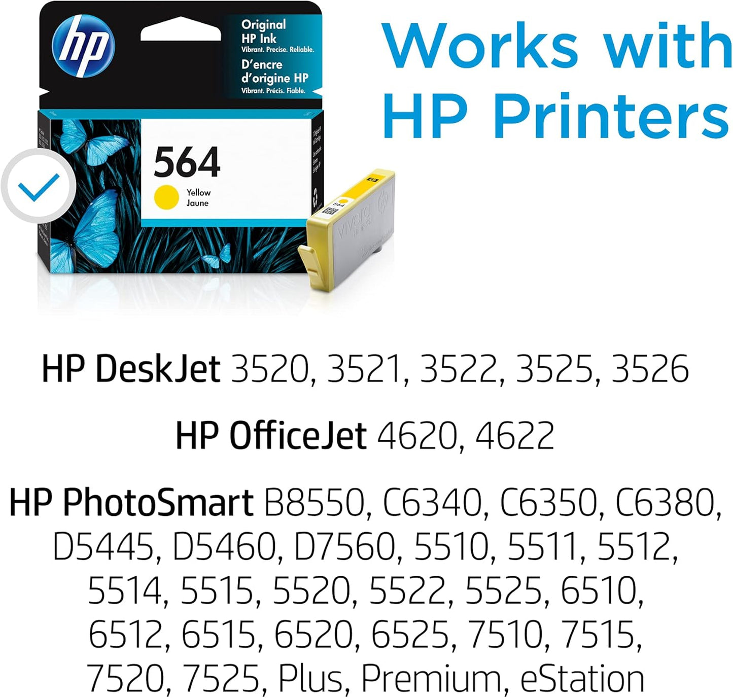 HP CB320WN#140 564 Yellow Original Ink Cartridge