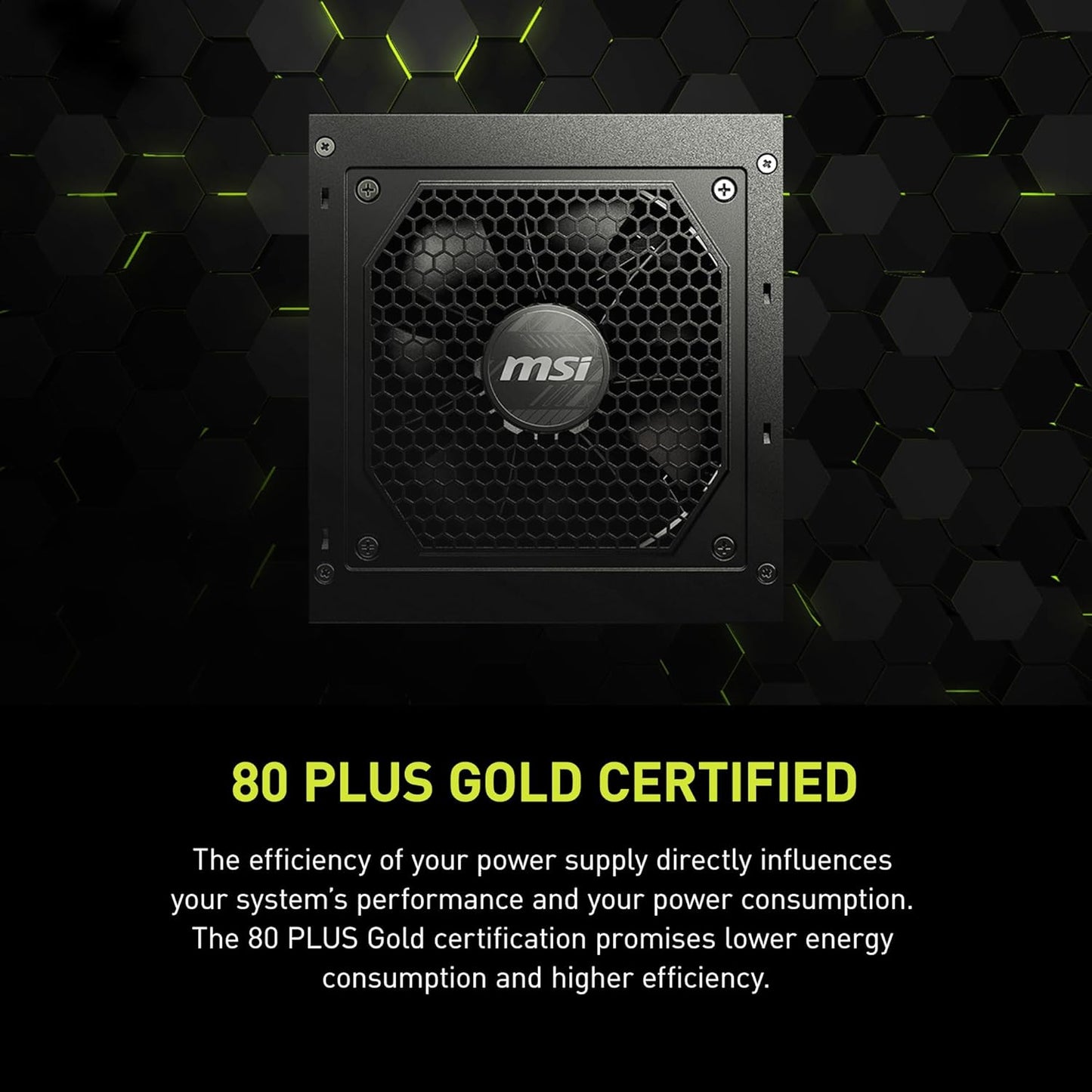 MSI MAG A750GL PCIE5 750W 80+ Gold ATX 3.1 PSU